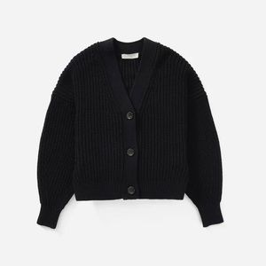 Everlane The Texture Cotton Crop Cardigan (Size S)